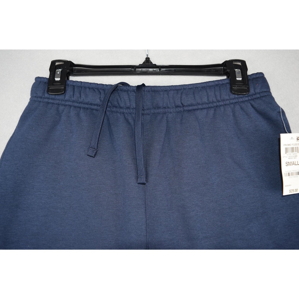 ID Ideology Men's Small Fleece Shorts 2-Pocket Drawstring Waist Deep Indigo Sea - Picture 3 of 8